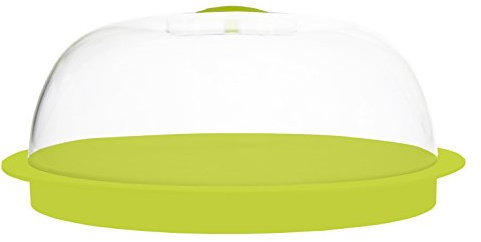 GIO'STYLE Giostyle Portatorta in Plastica 100% Riciclabile, Verde