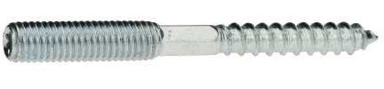Reidl Stockschrauben 12 x 180 mm Stahl galv. verzinkt farblos 5 Stück