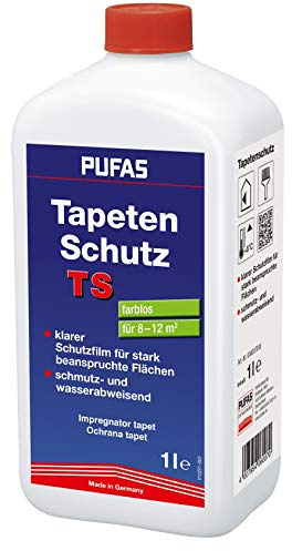 PUFAS 006007000 TS Tapetenschutz Anstrichschutz Elefantenhaut, transparent, 1 Liter