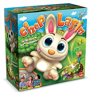Goliath - CHOP' LAPIN - Jeu de Société Amusant pour Enfants dès 4 Ans - Attrape les Carottes et Le Lapin - Développe la Réactivité - 2 à 5 Joueurs - Jeux D'action pour la Famille - Version Française