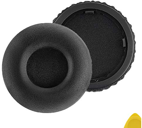 Geekria Replacement Ear Pads Compatible with Beats Solo Wireless (Solo Bluetooth) (810-00012-00) Headphones Only, Ear Cushions with Video Guide (Black)