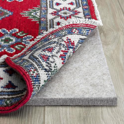 RUGPADUSA - Eco-Plush - 8'x10' - 1/2 Thick - 100% Felt - Luxurious Cushioned Rug Pad - Available in 3 Thicknesses, Many Custom Sizes