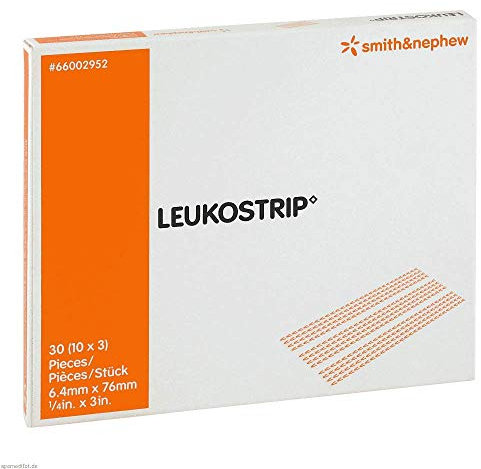 LEUKOSTRIP◊ Wundnahtstreifen (6,4 x 76mm) 10x3 Streifen