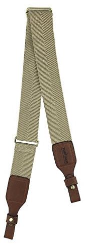 Tourbon 2 Baumwolle und braun Leder Gun Sling Gewehr Tragegurt
