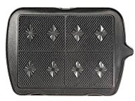 LAGRANGE Jeu de plaques Gaufrettes, compatible avec tous les gaufriers Premium, Plaques en fonte d'aluminium, Revêtement antiadhésif double couche, 010222