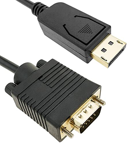 BeMatik - Cable DisplayPort macho a VGA macho de 5 m