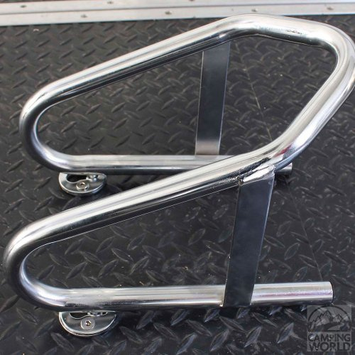 ERICKSON MANUFACTURING - 6” Chrome Motorcycle Wheel Chock (7506), Qty 1