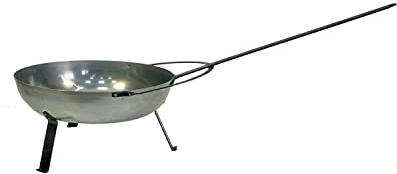 IMEX EL ZORRO Sartén de Hierro Reforzado con Patas, diámetro 40 x 12 cm