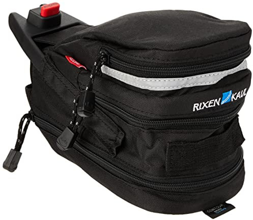 KLICKfix Fahrradtasche CONTOUR MINI SATTELTASCHE, schwarz, M, 0216S, 22 x 10 x 20 cm