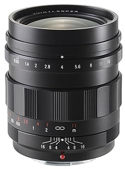 Voigtlander f/0.95 25 mm Lens with Micro Mount Adapter Black