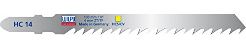 WILPU Stichsägeblatt HC 14 mit Einnockenschaft- / T-Schaft-Aufnahme, 5 Stück