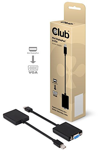 Club3D CAC-1102 Adaptateur Mini-DisplayPort vers VGA Noir
