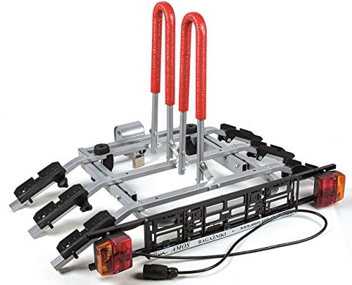 Summit SUM-606 Fahrradträger mit Kugelhalterung für 3 Fahrräder