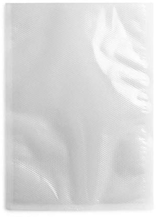 Allpax Vakuumbeutel 17,5 x 25 cm, 100 Stück, extra Dicke Kunststoffbeutel zum Vakuumieren von Lebensmitteln, mikrowellengeeignetes Verpackungsmaterial, passend für alle Vakuumiergeräte