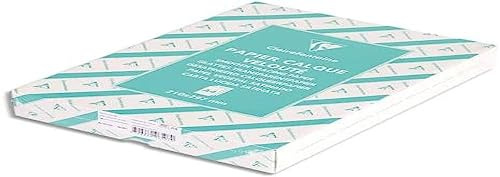 Clairefontaine 96507C Transparentpapier Ries, 500 Blatt, Din A4, 21 x 29.7 cm, 90/95 g Packung, transparent