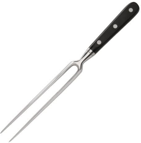 Deglon Sabatier Carving Fork 18cm Stainless Steel Black Cutlery Dishwasher Safe