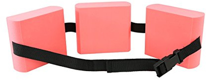 CanDo 20-4002R Swim Belt with Three Oval Floats, Red