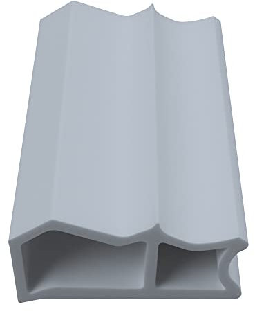 DIWARO® Stahlzargen-Dichtung SZ121 | grau | 5 lfm für Haus- und Innentüren. Zum Schallschutz und abdichten der Tür. Bestehend aus TPE (Thermoplastischen Elastomer)