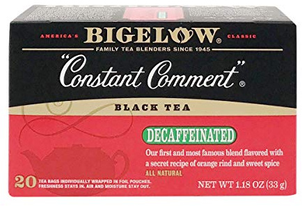 Bigelow Tea - Black Tea Constant Comment Decaffeinated - 20 Tea Bags
