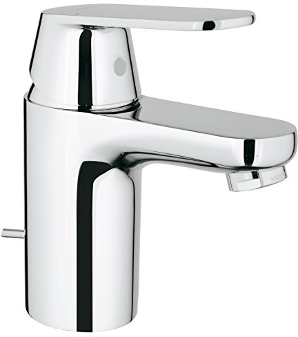 Grohe Eurosmart Cosmopolitan Badarmatur, Zugstange, Standard-Auslauf ES 2337700E Silber S