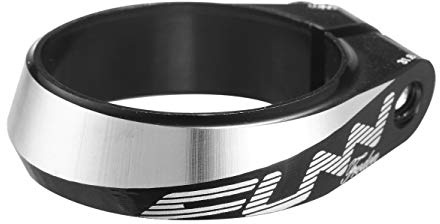 Funn Frodon Sattelklemme Bolt-On, Innendurchmesser 31.8mm (Schwarz) | CNC-gefräst aus 6061, 13g, für MTB, BMX und Rennrad