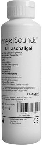AngelSounds gel de ultrasonidos 250ml - Gel de transmisión Doppler fetal - Gel de sonografía para ecógrafos - Gel de contacto