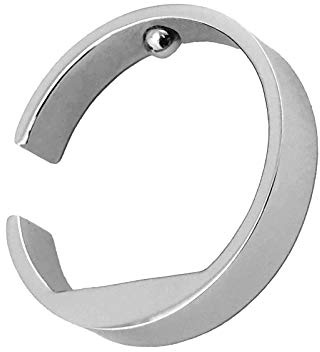 scarlet health | Akupressurring »Good Night Edelstahl« – verstellbarer Akupressur-Ring für den kleinen Finger – Größen 47, 53, 60 & 67 – Ø 15 mm – dezentes Design