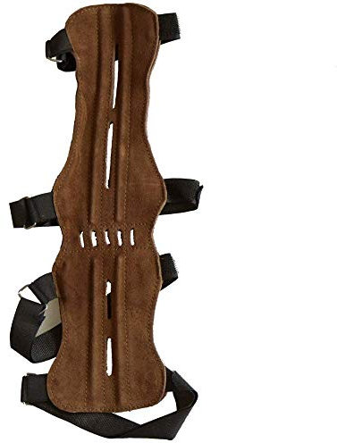 Armschutz lang Wildleder Hellbraun Bogensport
