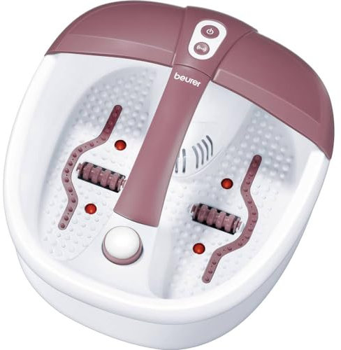 Beurer FB 35 Foot Bath with Vibration and Bubble Massage for Your Feet, 41 x 38 x 17 cm