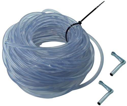 TXP:360 20 Meter Planenseil 8mm transparent Kunststoff inkl. 2x Seilendverschluss Haken Anhänger Seil