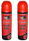 2 x RED Fluorescent Neon Spray Paint Matt DIY Interior Exterior Bright Colour Aerosol
