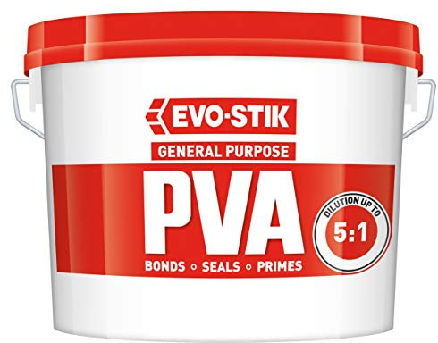 2 x 2.5 Litre Evo-Stik Super Evo-Bond PVA Building Adhesive Sealer Primer dustproofer Admixture 122505