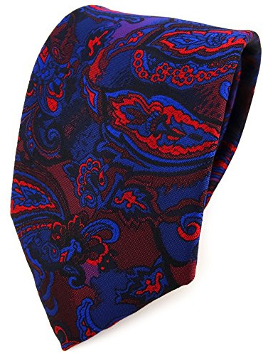 TigerTie Designer Krawatte in Paisley gemustert