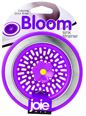 Joie Bloom Kitchen Sink Strainer Basket, Fits All Standard Sinks, Stainless Steel, Cute Garbage Disposal Drain Cover, 4.5-Inch, Flower, Colors May Vary