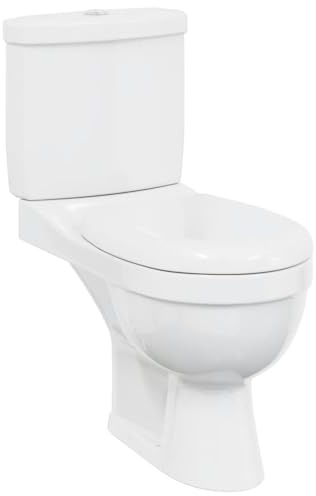 Toilette avec réservoir Blanc