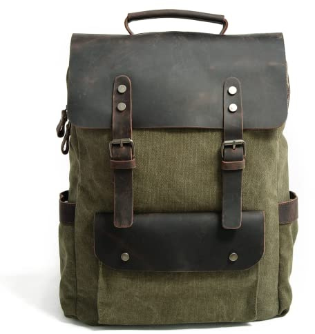 Eysee Ryggsäck Herr Outdoor Dagsäck Canvas Resväska Laptop Ryggsäck