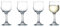 Ravenhead Tulip Sleeve of 4 White Wine Glasses, 20 CL, Packaging may vary