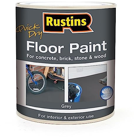 RUSTINS Quick Dry Floor Paint Grey 2.5ltr