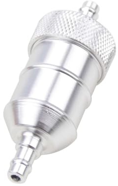 GOOFIT Filtre à essence en aluminium Remplacement pour mini vélo de vélo de moto ATV argent