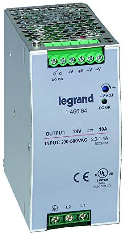 Alimentation stabilisée à découpage mono.et biphasée entrée 200V à 500V et sortie 24V - 120W
