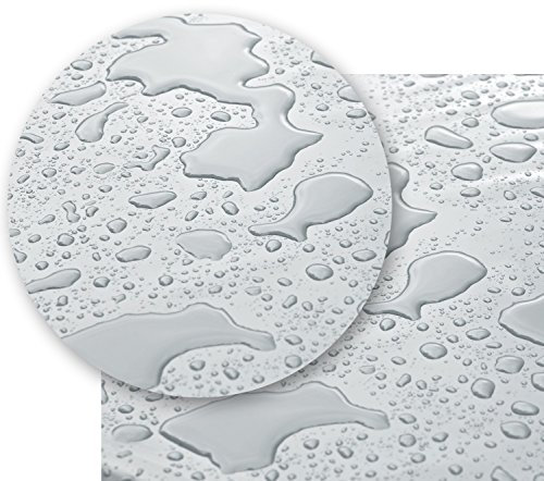 Transparente Tischdecke Klarsicht Folie, rund oval eckig - Stärke 0,30 mm - Größe wählbar (Oval 140 x 200 cm)