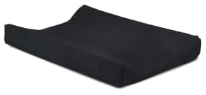 Jollein 550-503-00021 - Funda de cambiador de pañales (50 x 70 cm), color negro
