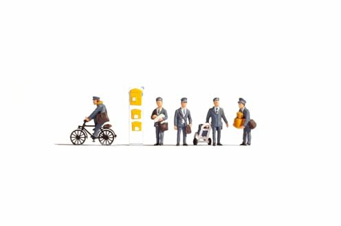 Noch - 15088 - Modélisme Ferroviaire - Facteurs - 5 Figurines + Accessoires, Multiples