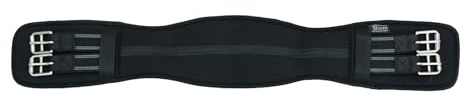Shires Dressurgurt Oxford - Schwarz - Gr. 55 cm