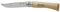 Couteau de poche pliant hêtre vernis lame inox Opinel - 693 - Acier inoxydable - Inox poli - Hêtre - Hêtre - 8 cm