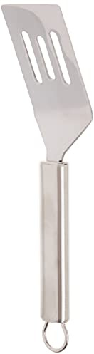 Norpro Stainless Steel Short Slotted Turner, 1-Pack, Silver
