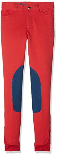 HKM Unisex Hose Hkm 7129 ridbyxor Bibi&tina, flickor flickresor Rot/Dunkelblau 140