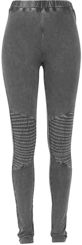 Urban Classics Leggings Denim Jersey Deporte, Gris (Darkgrey), XL para Mujer