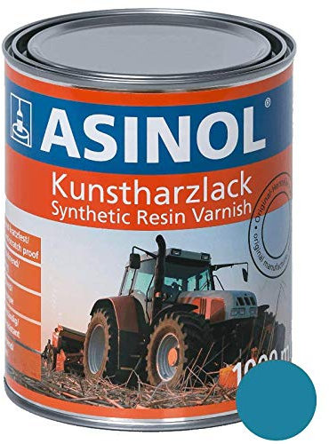 ASINOL EICHER HELLBLAU 1.000 ml Kunstharzlack Farbe Lack 1l Liter Dose