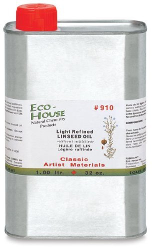 Eco-House Light Refined Linseed Oil - 32oz Can